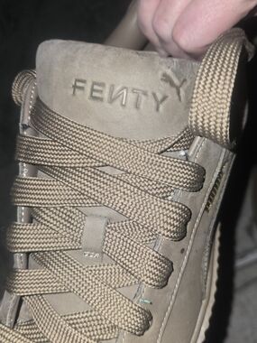 Fenty Beauty Men's Suede Sneaker in Taupe Puma 11mens Worn Few Times